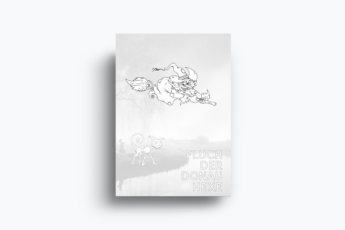 Malbild Fluch der Donau-Hexe